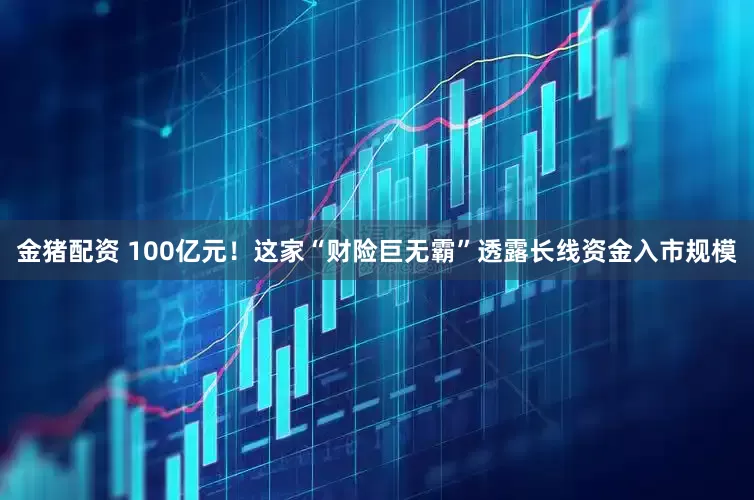 金猪配资 100亿元！这家“财险巨无霸”透露长线资金入市规模